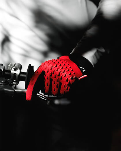 ボルテックス オフロードグローブ レッド