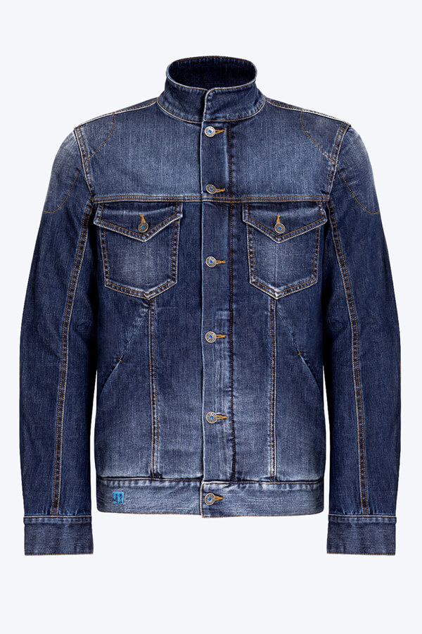 NA-KD Patch Pocket Denim Jacket Mid Blue Womens Clothing Jackets Casual jackets 